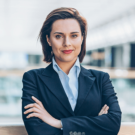 woman smiling