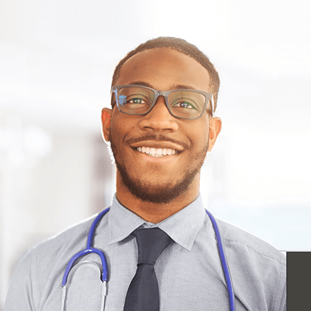 Purchasing Power When You Need It Doctor smiling