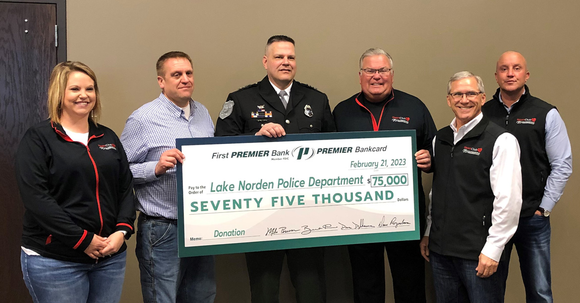 PREMIER Donates $75,000 to Lake Norden Police Department 